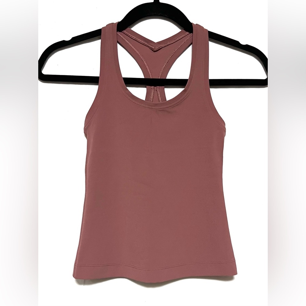 Lululemon Cool Racerback Tank Top Shorter Length Cropped Running Yoga Workout - Picture 5 of 10